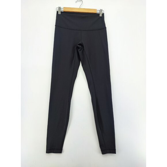 Lululemon Women's Wunder Under Black High-Rise Leggings Size 8 - Picture 1 of 8